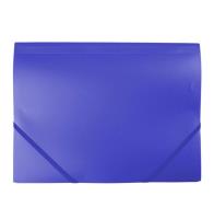 Opakowanie Teczka plastikowa z gumką niebieska D.RECT