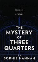 THE MYSTERY OF THREE QUARTERS:. Autor: Agatha Christie. SmakLiter.pl Okładka książki THE MYSTERY OF THREE QUARTERS:
