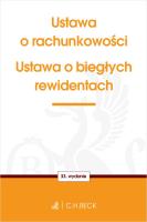 Okładka książki Ustawa o rachunkowości oraz ustawa o biegłych rewidentach