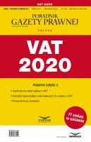 Okładka książki Vat 2020