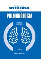 Wielka Interna Pulmonologia cz 2 wyd II. Autor: Prof. Adam Antczak. SmakLiter.pl Okładka książki Wielka Interna Pulmonologia cz 2 wyd II
