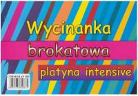 Opakowanie Wycinanka A4 brokatowa platyna intensive