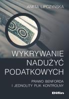 Okładka książki Wykrywanie nadużyć podatkowych