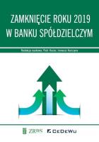 Okładka książki Zamknięcie roku 2019 w Banku Spółdzielczym