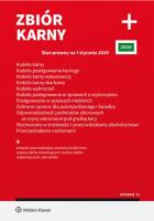 Okładka książki Zbiór karny PLUS 2020