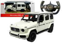 Zdalnie Sterowany Mercedes G63 Rastar R/C Biały. Wydawca: Lean Toys. SmakLiter.pl Opakowanie Zdalnie Sterowany Mercedes G63 Rastar R/C Biały