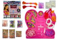 Zestaw koralików biżuteria DIY 10000 koralików. Wydawca: Lean Toys. SmakLiter.pl Opakowanie Zestaw koralików biżuteria DIY 10000 koralików