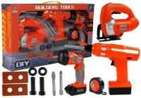 Zestaw Narzędzi na Baterie Wyrzynarka Latarka. Wydawca: Lean Toys. SmakLiter.pl Opakowanie Zestaw Narzędzi na Baterie Wyrzynarka Latarka