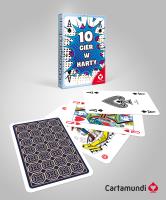 10 Gier karcianych CARTAMUNDI. Wydawca: Cartamundi. SmakLiter.pl Opakowanie 10 Gier karcianych CARTAMUNDI