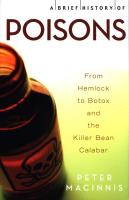 A Brief History of Poisons. Autor: Macinnis Peter. SmakLiter.pl Okładka książki A Brief History of Poisons
