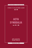 Okładka książki Acta Synodalia T.XII - od 553 do 600 roku