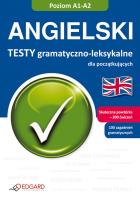 Angielski. Testy gramatyczno-leksykalne A1-A2. Autor: Wypych Samanta. SmakLiter.pl Okładka książki Angielski. Testy gramatyczno-leksykalne A1-A2