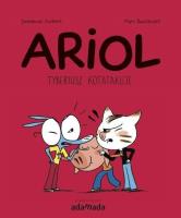 Ariol. Tyberiusz kotatakuje. Autor: Emmanuel Guibert. SmakLiter.pl Okładka książki Ariol. Tyberiusz kotatakuje