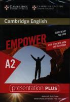 Cambridge English Empower Elementary Presentation Plus (with Student's Book and Workbook). Autor: Puchta Herbert, Stranks Jeff, Lewis-Jones Peter, Doff Adrian, Thaine Craig. SmakLiter.pl Okładka książki Cambridge English Empower Elementary Presentation Plus (with Student's Book and Workbook)