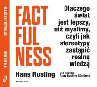CD MP3 Factfulness. Autor: Rosling Hans, OLA ROSLING, Anna Rosling-Rönnlund. SmakLiter.pl Okładka książki CD MP3 Factfulness