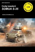 Czołg kawalerii SOMUA S-35. Autor: Jerzy Majszczak. SmakLiter.pl Okładka książki Czołg kawalerii SOMUA S-35