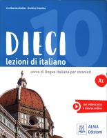 Dieci A1 Lezioni di italiano + DVD. Autor: Orlandino Euridice, Naddeo Ciro Massimo. SmakLiter.pl Okładka książki Dieci A1 Lezioni di italiano + DVD