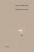 Filozofia zbawienia. Autor: ks. Antoni Nadbrzeżny. SmakLiter.pl Okładka książki Filozofia zbawienia