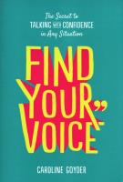 Okładka książki Find Your Voice