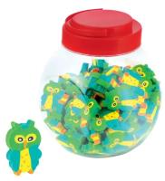 Opakowanie Gumka do mazania Fandy Sówki słoik (100szt)