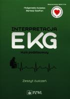 Interpretacja EKG Kurs podstawowy Zeszyt ćwiczeń. Autor: Małgorzata Kurpesa, Szafran Bartosz. SmakLiter.pl Okładka książki Interpretacja EKG Kurs podstawowy Zeszyt ćwiczeń