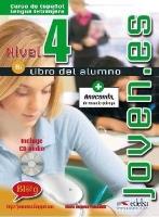 Joven.es 4 podręcznik + CD. Autor: Maria Palomino. SmakLiter.pl Okładka książki Joven.es 4 podręcznik + CD