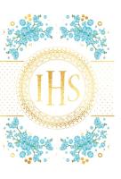 Okładka książki KARNET B6 KOMUNIA Z KIESZONKĄ IHS