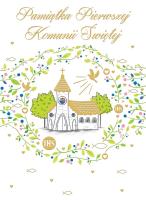 Okładka książki KARNET B6 KOMUNIA Z KIESZONKĄ KOŚCIÓŁ