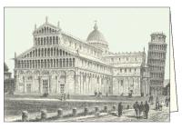 Opakowanie Karnet z kopertą ITW 010 Pisa Piazza Miracoli