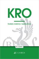 Kodeks rodzinny i opiekuńczy. Autor: Opracowanie zbiorowe. SmakLiter.pl Okładka książki Kodeks rodzinny i opiekuńczy