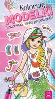 Okładka książki Koloruję Modelki. Szkicownik małej projektantki