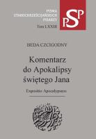 Komentarz do Apokalipsy świętego Jana. Autor: Beda Czcigodny. SmakLiter.pl Okładka książki Komentarz do Apokalipsy świętego Jana