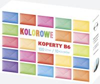 Opakowanie KOPERTY B6 KOLOROWE KB6 OGKO 382 POL MAK