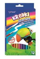 Opakowanie Kredki szkolne ścieralne 12 kolorów