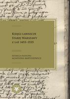 Opakowanie Księgi ławnicze Starej Warszawy z lat 1453-1535