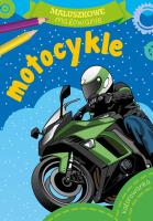 Maluszkowe malowanie. Motocykle. Autor: WYDAWNICTWO SKRZAT. SmakLiter.pl Okładka książki Maluszkowe malowanie. Motocykle