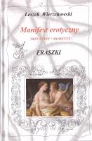 Manifest erotyczny. Autor: Wierzchowski Leszek. SmakLiter.pl Okładka książki Manifest erotyczny