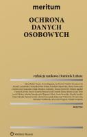Okładka książki MERITUM Ochrona danych osobowych w.1/2020
