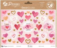Opakowanie Naklejki dekoracyjne - Serca