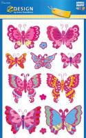 Opakowanie Naklejki foliowe błyszczące - Motyle