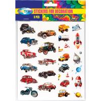 Opakowanie Naklejki ozdobne 40x15mm & 10x10mm mix 80734