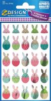 Opakowanie Naklejki wielkanocne - Króliczki w pisankach