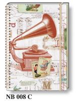 Opakowanie Notatnik ozdobny A5 koło BR (NB 008C)