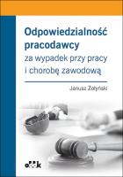 Okładka książki Odpowiedzialność pracodawcy za wypadek przy pracy/PPK1362