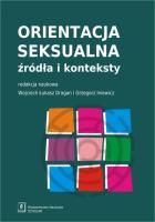 Okładka książki Orientacja seksualna. Źródła i konteksty