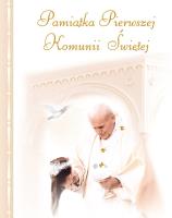 Okładka książki Pamiątka Pierwszej Komunii Świętej - JP II