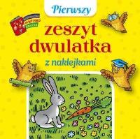 Okładka książki Pierwszy zeszyt dwulatka z naklejkami