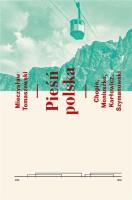 Pieśń polska. Autor: Tomaszewski Mieczysław. SmakLiter.pl Okładka książki Pieśń polska