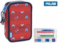 Opakowanie Piórnik 2 poz. z wyprawkąShark Attack czerwony