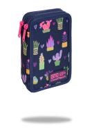 Opakowanie Piórnik coolpack podwójny z wyposażeneim jumper 2 cactus